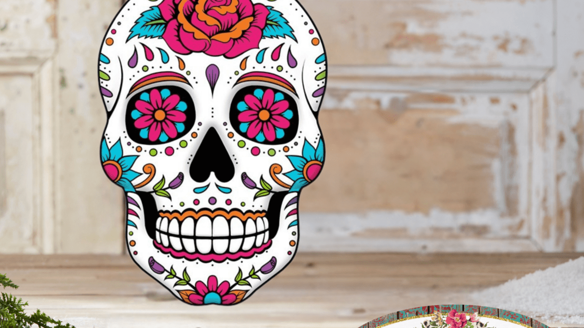 6 Sugar Skull Craft Ideas for DIY-Friendly Seasonal Decor - Michelle's aDOORable Creations