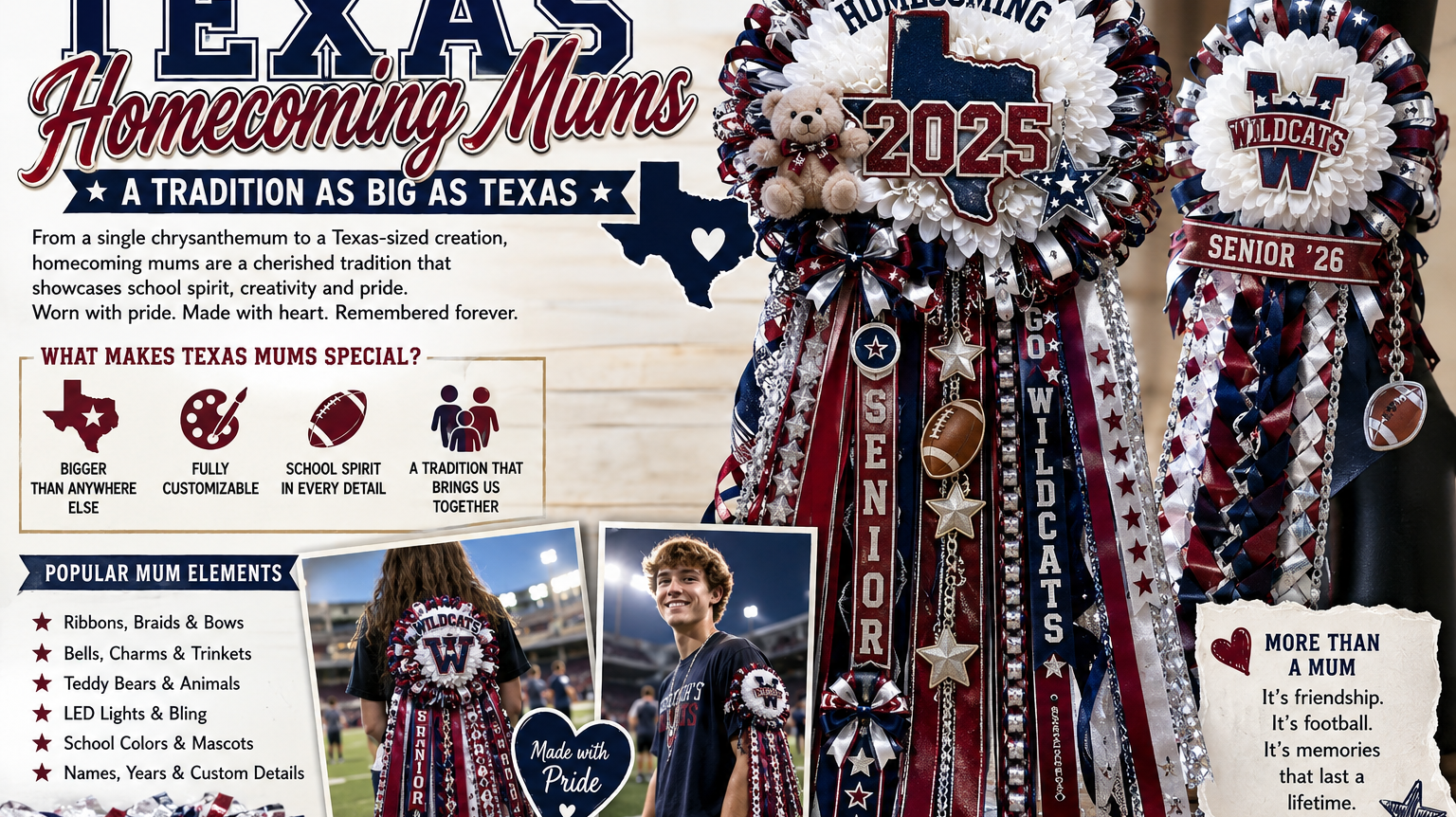 Texas Homecoming Mums