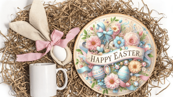 Home Easter Decoration Ideas That Create a Cozy Holiday Vibe - Michelle's aDOORable Creations
