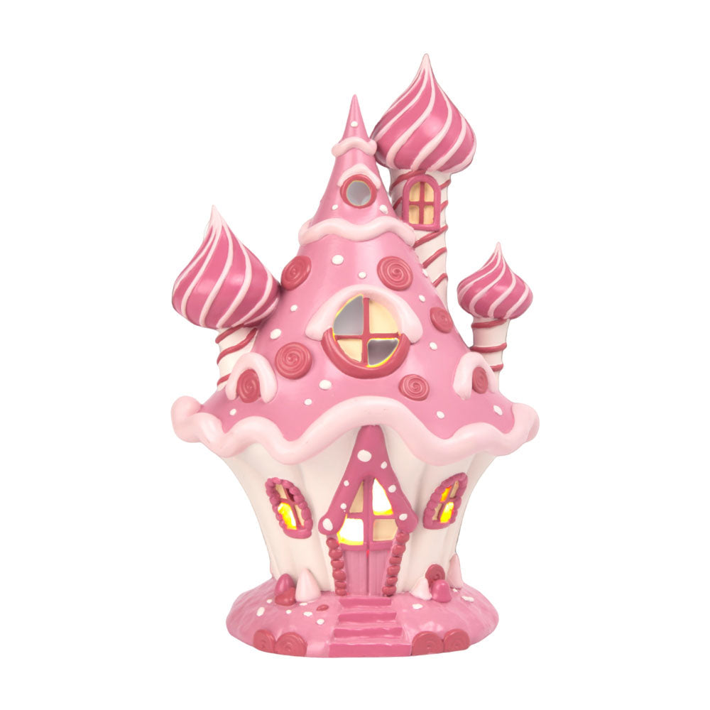 10" LED Pink Candy Castle