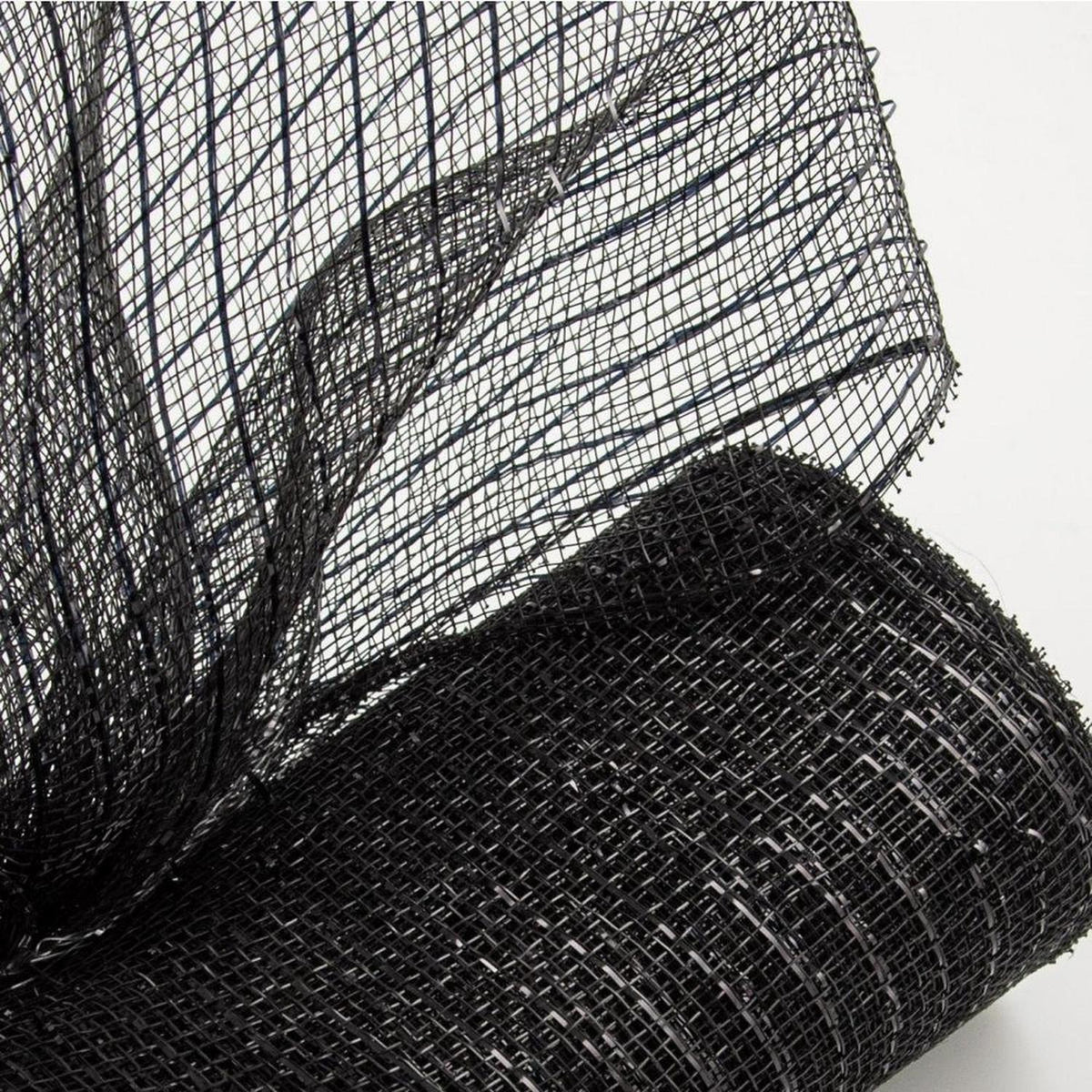 Shop For 10" Metallic Black with Black Foil Mesh Ribbon (10 Yards)