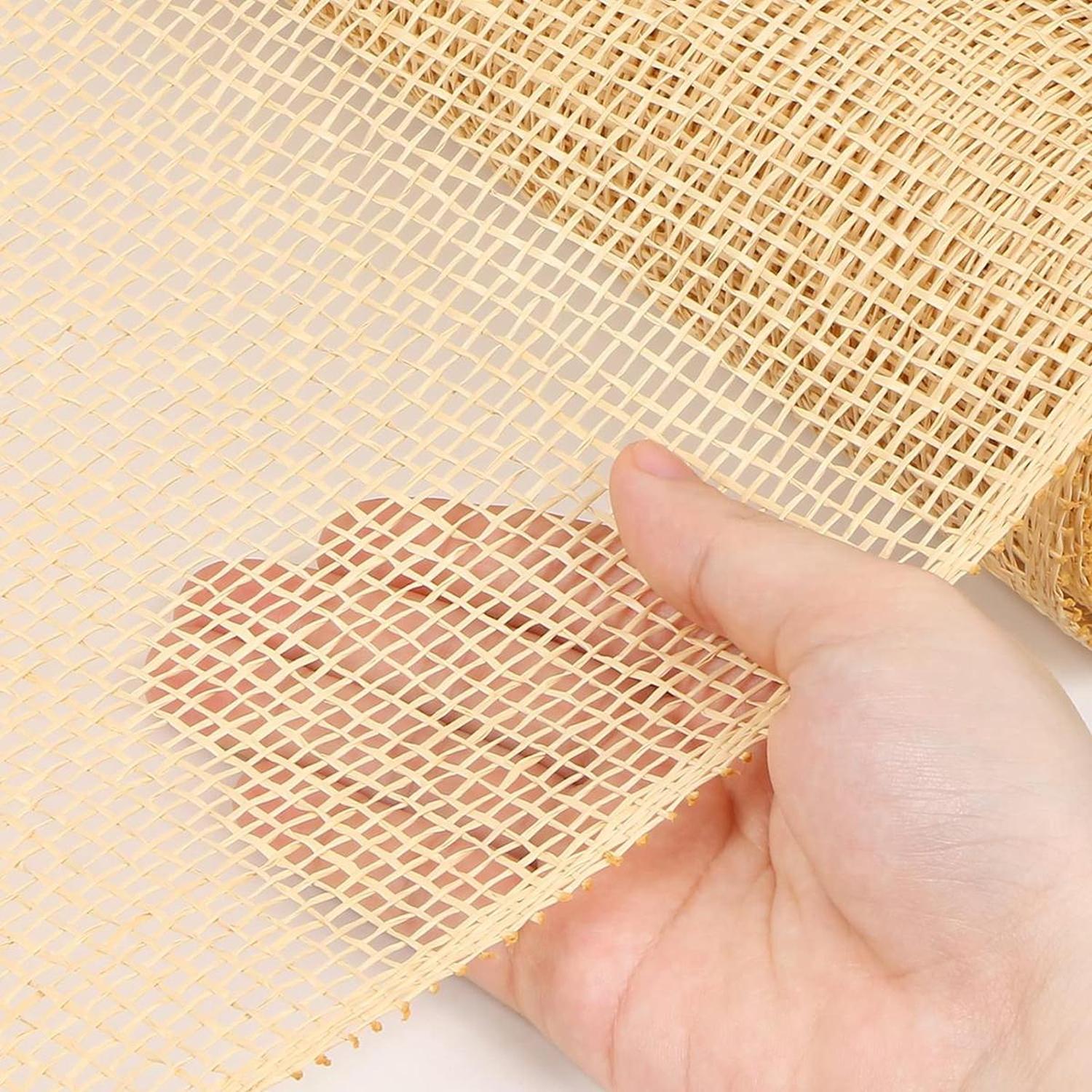 10" Poly Burlap Mesh Ribbon: Beige