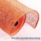 Shop For 10" Poly Burlap Mesh Ribbon: Orange at Michelle's aDOORable Creations