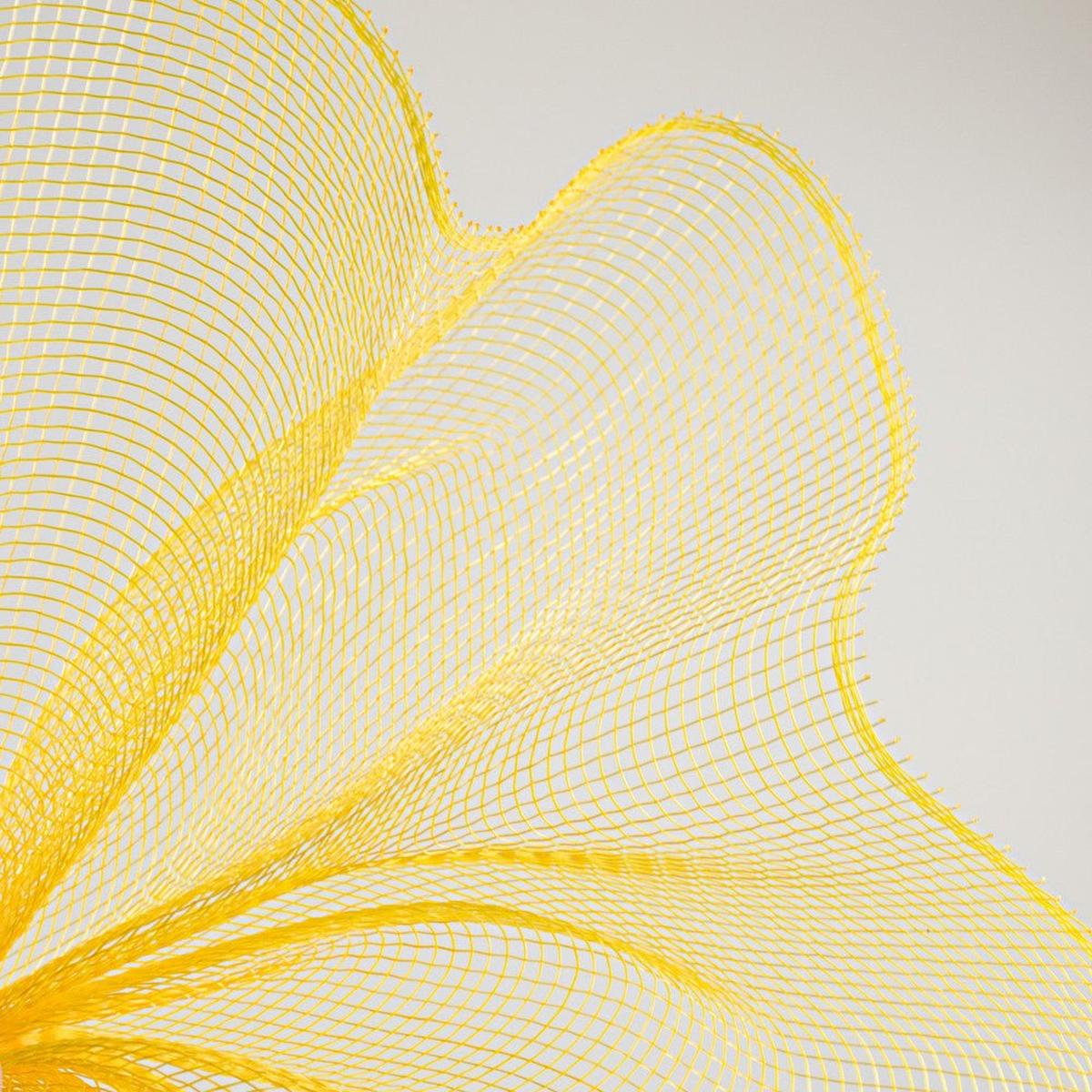 Shop For 10" Two Tone Deco Mesh Ribbon: Yellow & Gold at Michelle's aDOORable Creations