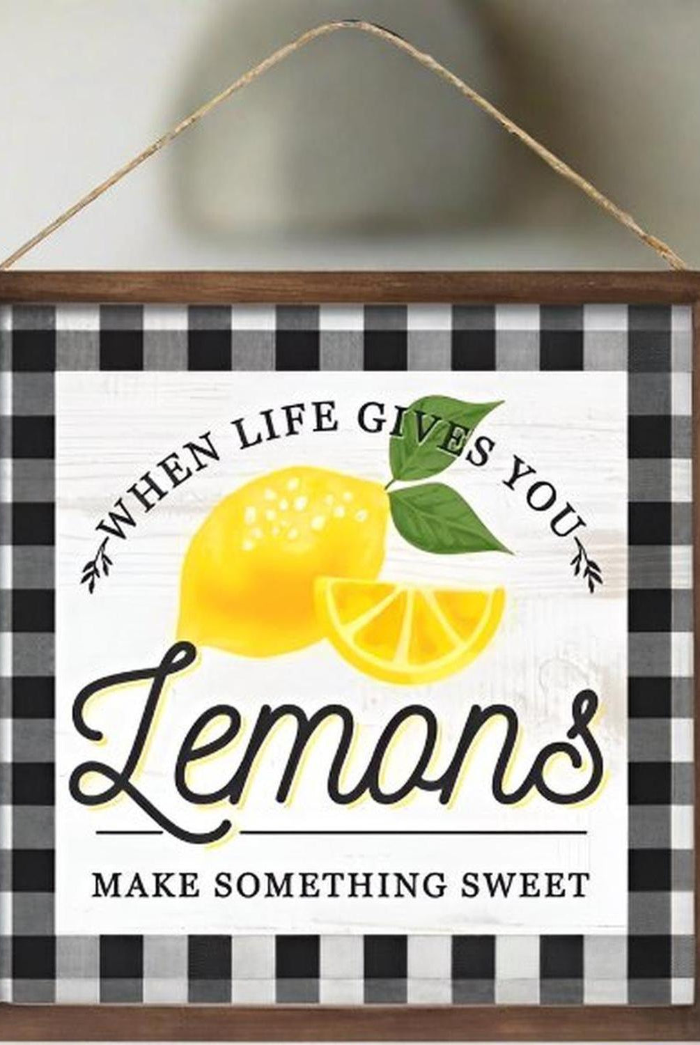 Shop For 10" Wooden Sign: Lemons/Life at Michelle's aDOORable Creations