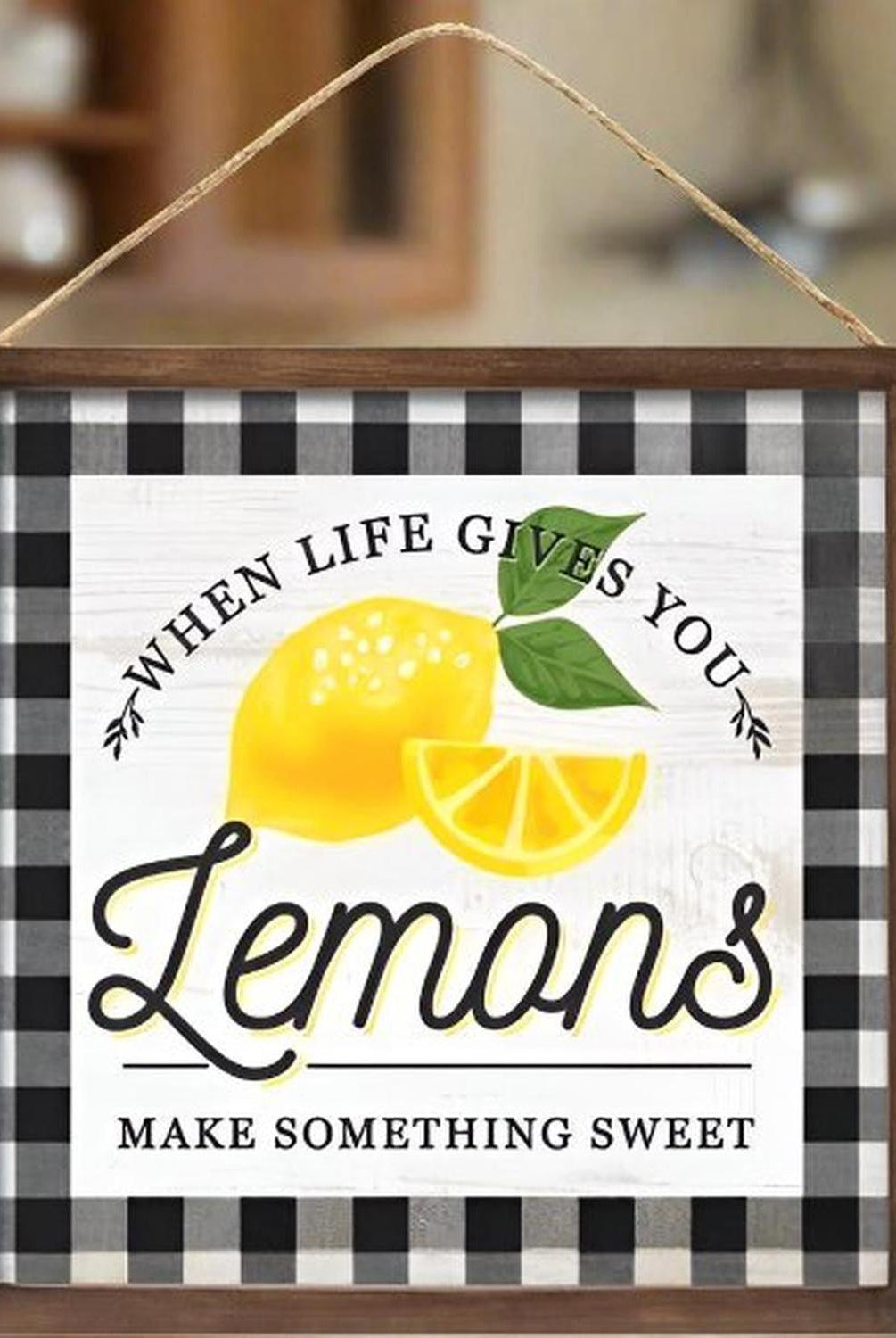 Shop For 10" Wooden Sign: Lemons/Life at Michelle's aDOORable Creations