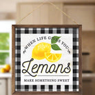 Shop For 10" Wooden Sign: Lemons/Life at Michelle's aDOORable Creations