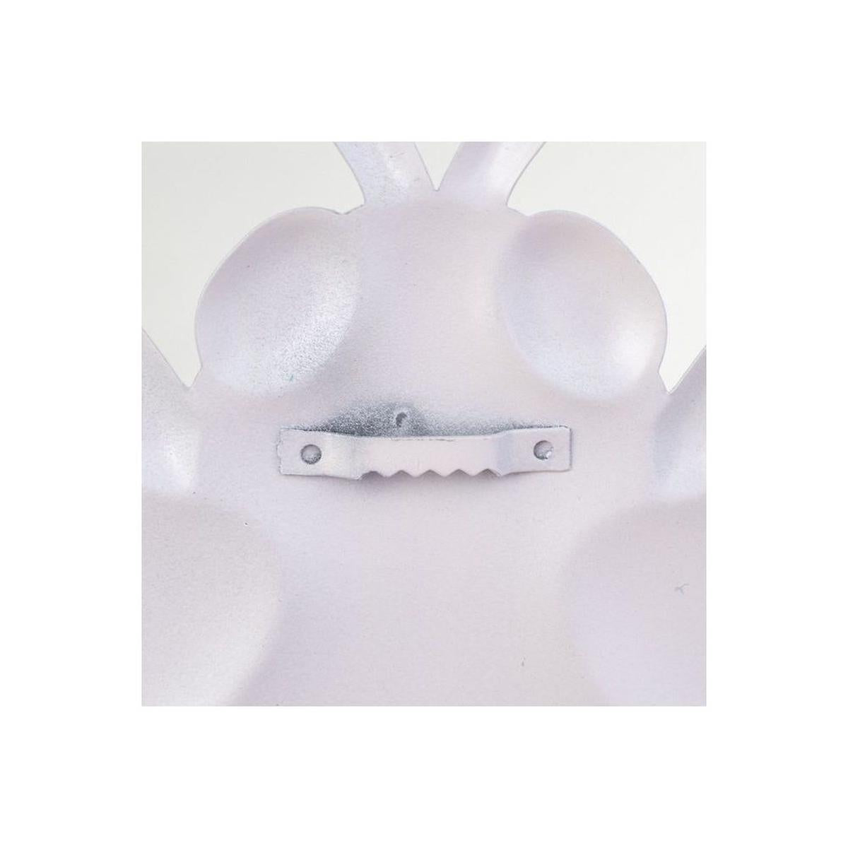 Shop For 12" Metal Embossed Bee Hanger: Yellow at Michelle's aDOORable Creations