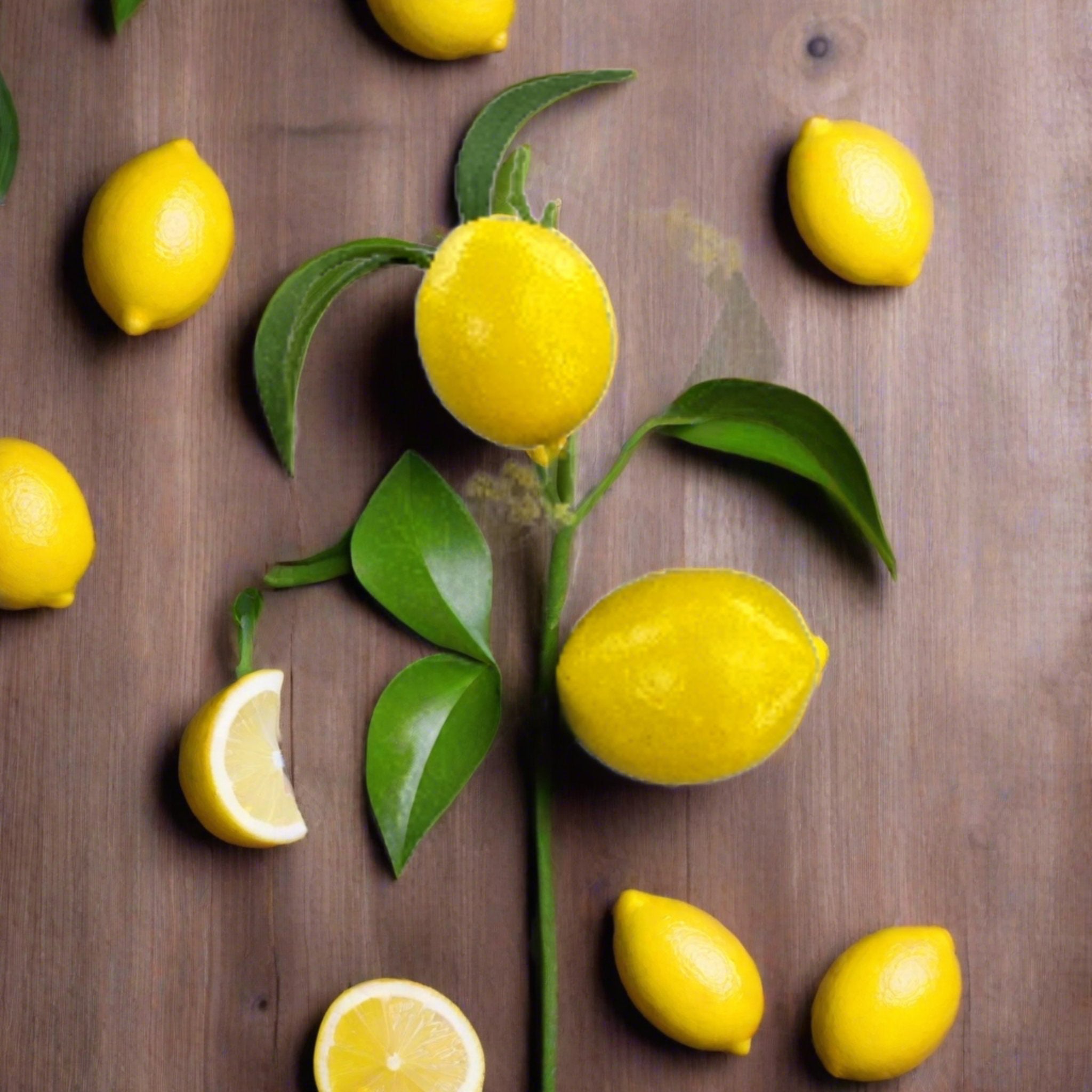 Shop For 13" Lemon Leaf Spray at Michelle's aDOORable Creations