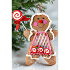 Shop For 13" Pink Gingerbread Ornament at Michelle's aDOORable Creations