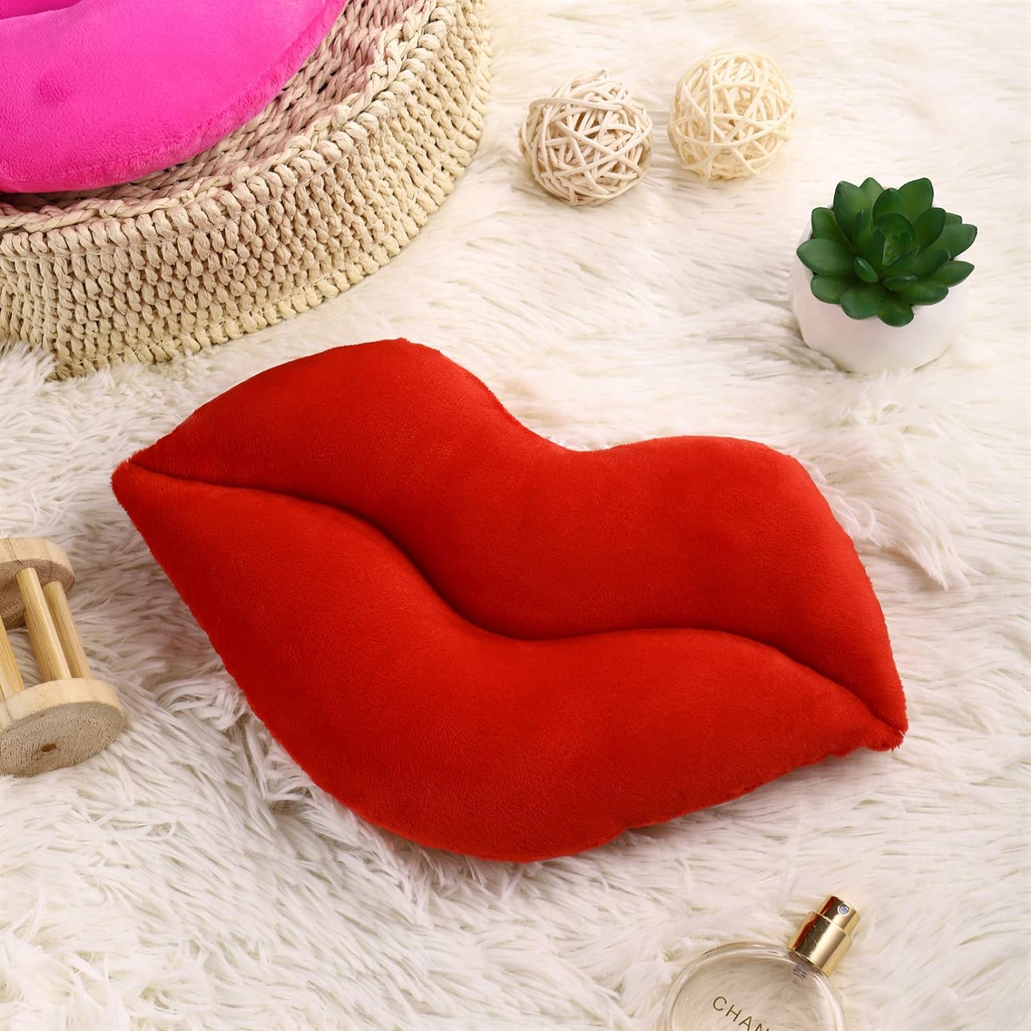 Shop For 13" Plush Red Lips at Michelle's aDOORable Creations
