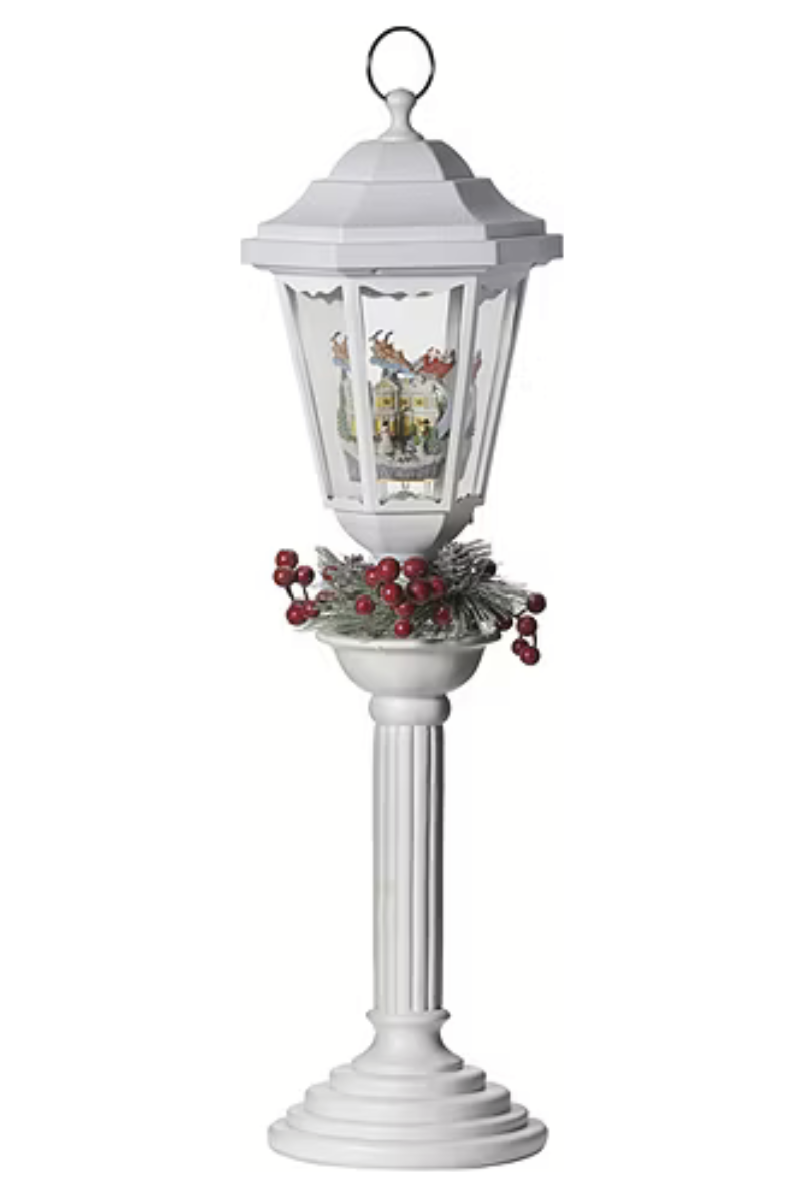 Shop For Led Swirl White Christmas Lamp Post at Michelle's aDOORable Creations