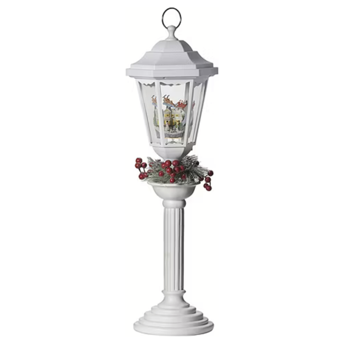 Shop For Led Swirl White Christmas Lamp Post at Michelle's aDOORable Creations