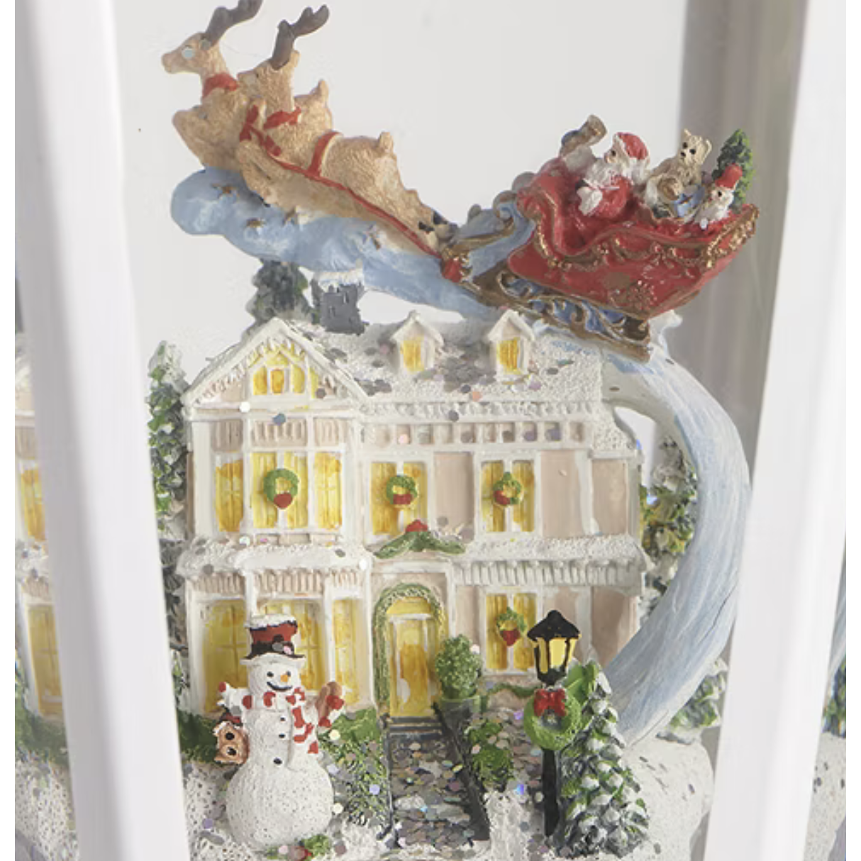 Shop For Led Swirl White Christmas Lamp Post at Michelle's aDOORable Creations