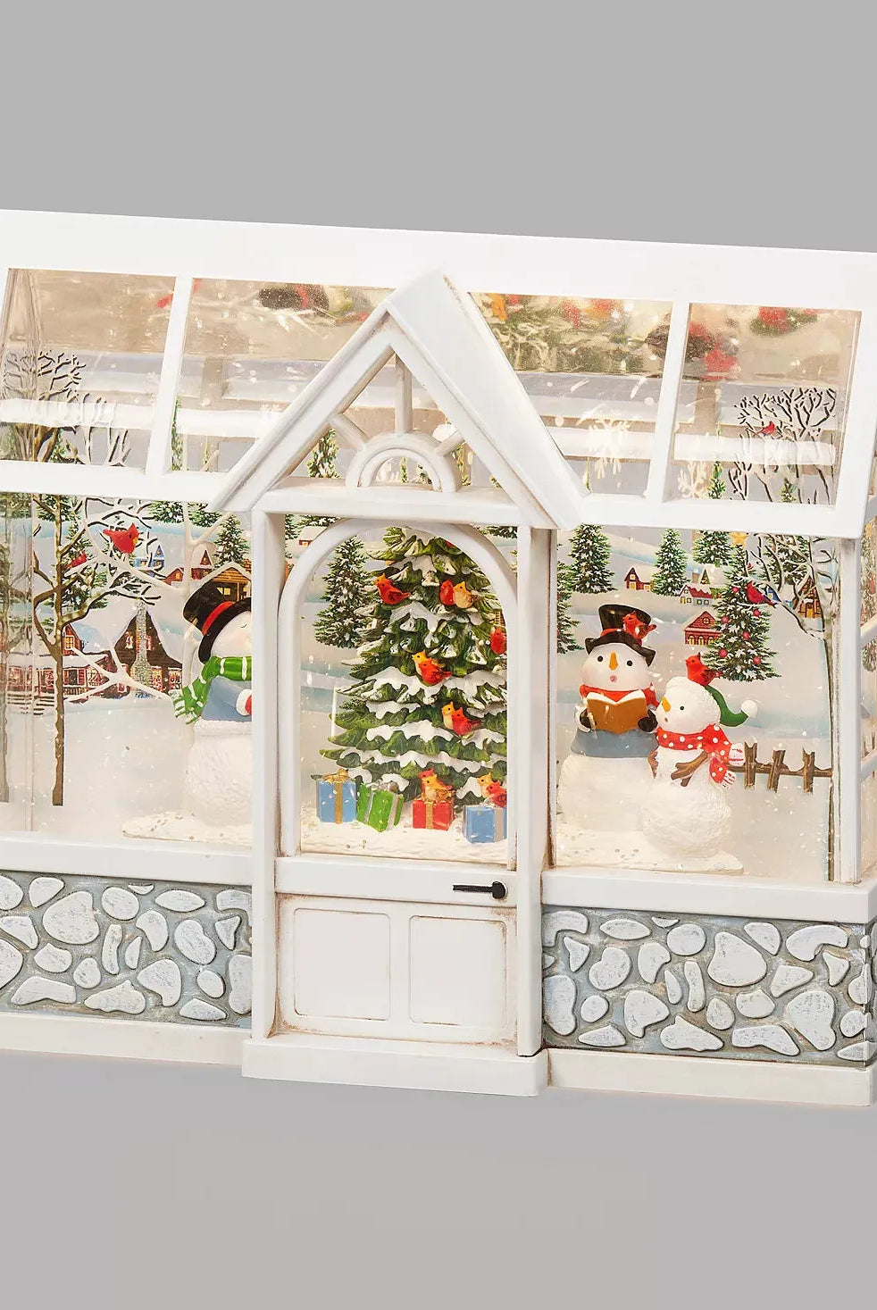 Shop For Led Swirl Snowman Choir Snow Globe at Michelle's aDOORable Creations