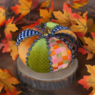 Shop For 14" Designer Diamond Trim Pumpkin: Multi at Michelle's aDOORable Creations