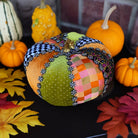 Shop For 14" Designer Diamond Trim Pumpkin: Multi at Michelle's aDOORable Creations