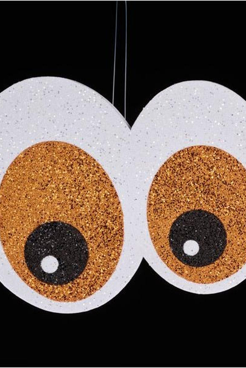Shop For 14" Glitter Eyeballs Ornament Hanger: Orange at Michelle's aDOORable Creations