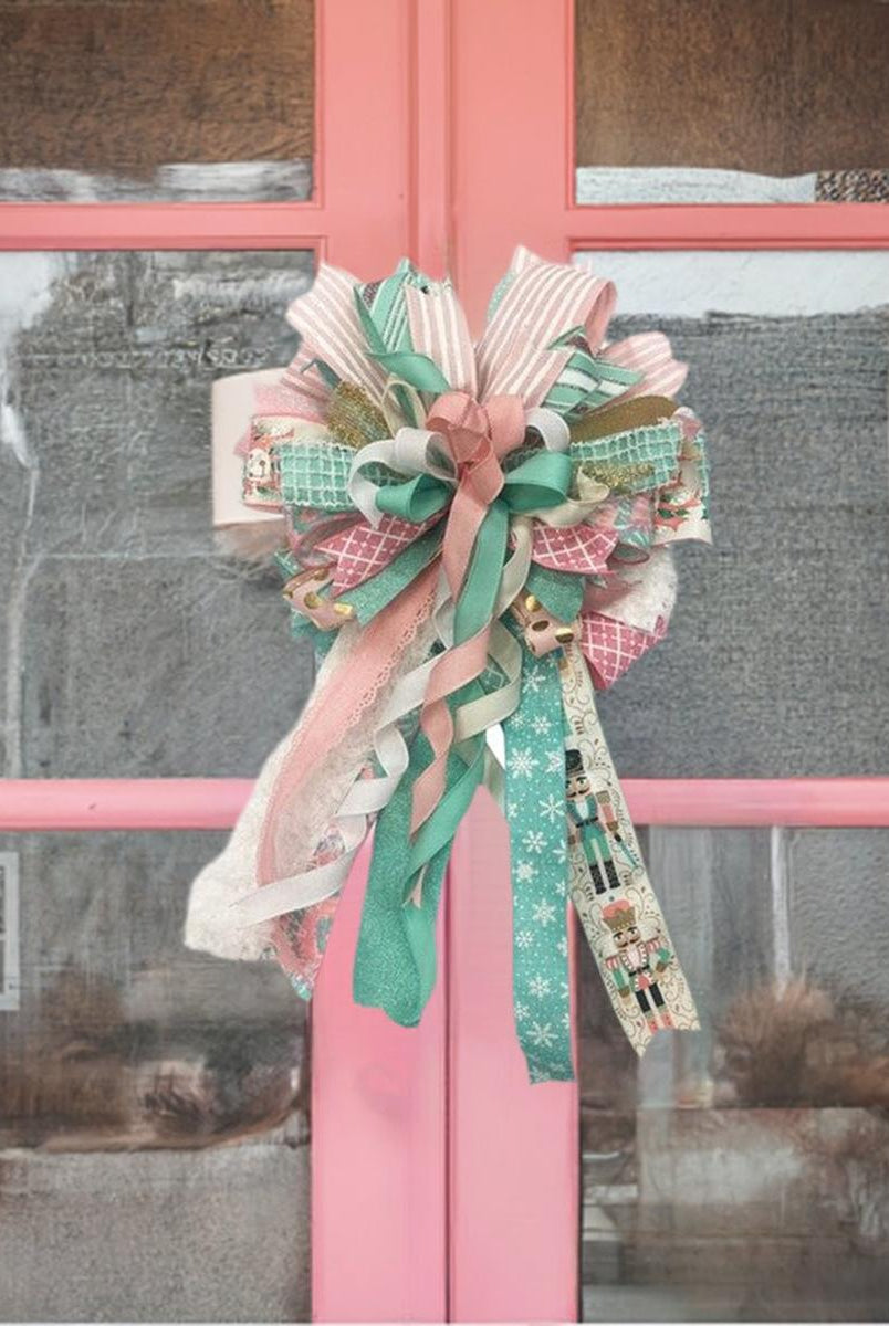 Shop For 1.5" Canvas On Satin Glitter Ribbon: Light Pink (10 Yards) at Michelle's aDOORable Creations