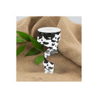 Shop For 1.5" Cowhide Print Ribbon: Black & White (10 Yards) at Michelle's aDOORable Creations