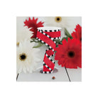 Shop For 1.5" Faux Royal Burlap/Stripe Edge Ribbon: Red (10 Yards) at Michelle's aDOORable Creations