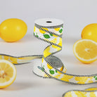 Shop For 1.5" Lemon Thin Stripes Ribbon: White (10 Yards) at Michelle's aDOORable Creations