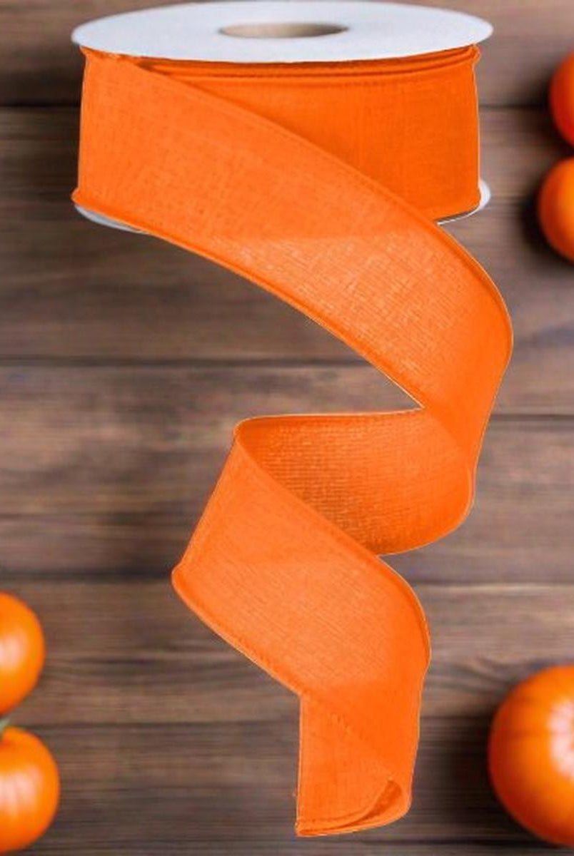 Shop For 1.5" Royal Canvas Ribbon: New Orange (10 Yards) at Michelle's aDOORable Creations