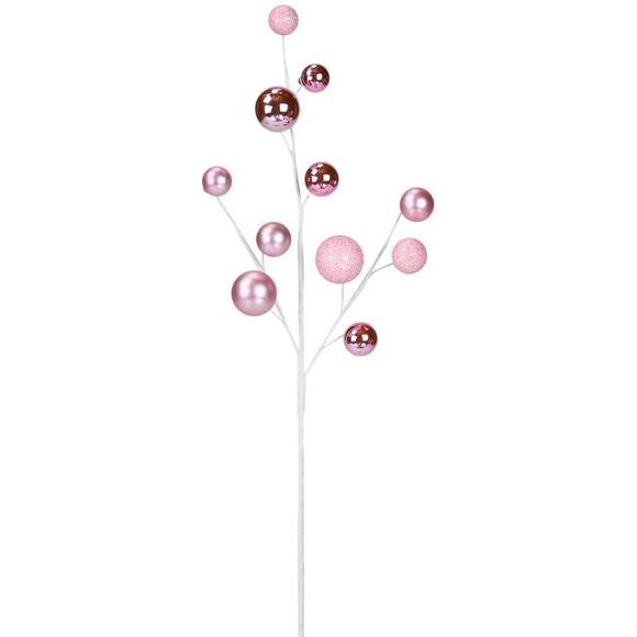 Shop For 24" Mixed Ball Spray: Pink at Michelle's aDOORable Creations