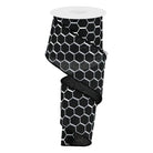 Shop For 2.5" Chicken Wire Ribbon: Black & White (10 Yards) at Michelle's aDOORable Creations