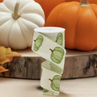 Shop For 2.5" Green Pumpkin Ribbon: Cream (10 Yards) at Michelle's aDOORable Creations