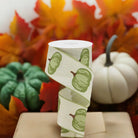 Shop For 2.5" Green Pumpkin Ribbon: Cream (10 Yards) at Michelle's aDOORable Creations