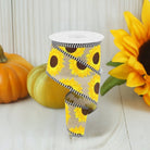 Shop For 2.5" Sunflower Thin Stripe Ribbon: Beige (10 Yards) at Michelle's aDOORable Creations