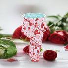 Shop For 2.5" Valentine Graphics Ribbon: White (10 Yard) at Michelle's aDOORable Creations
