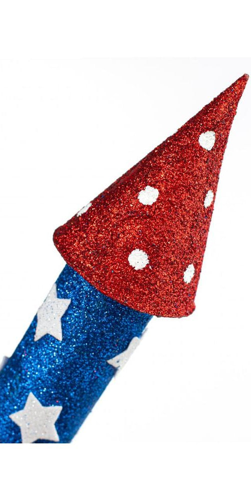 26" Rocket Spray: Red, White, Blue - Michelle's aDOORable Creations - Sprays and Picks