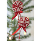 Shop For 27" Glitter Lollipop Spray: Red & White at Michelle's aDOORable Creations