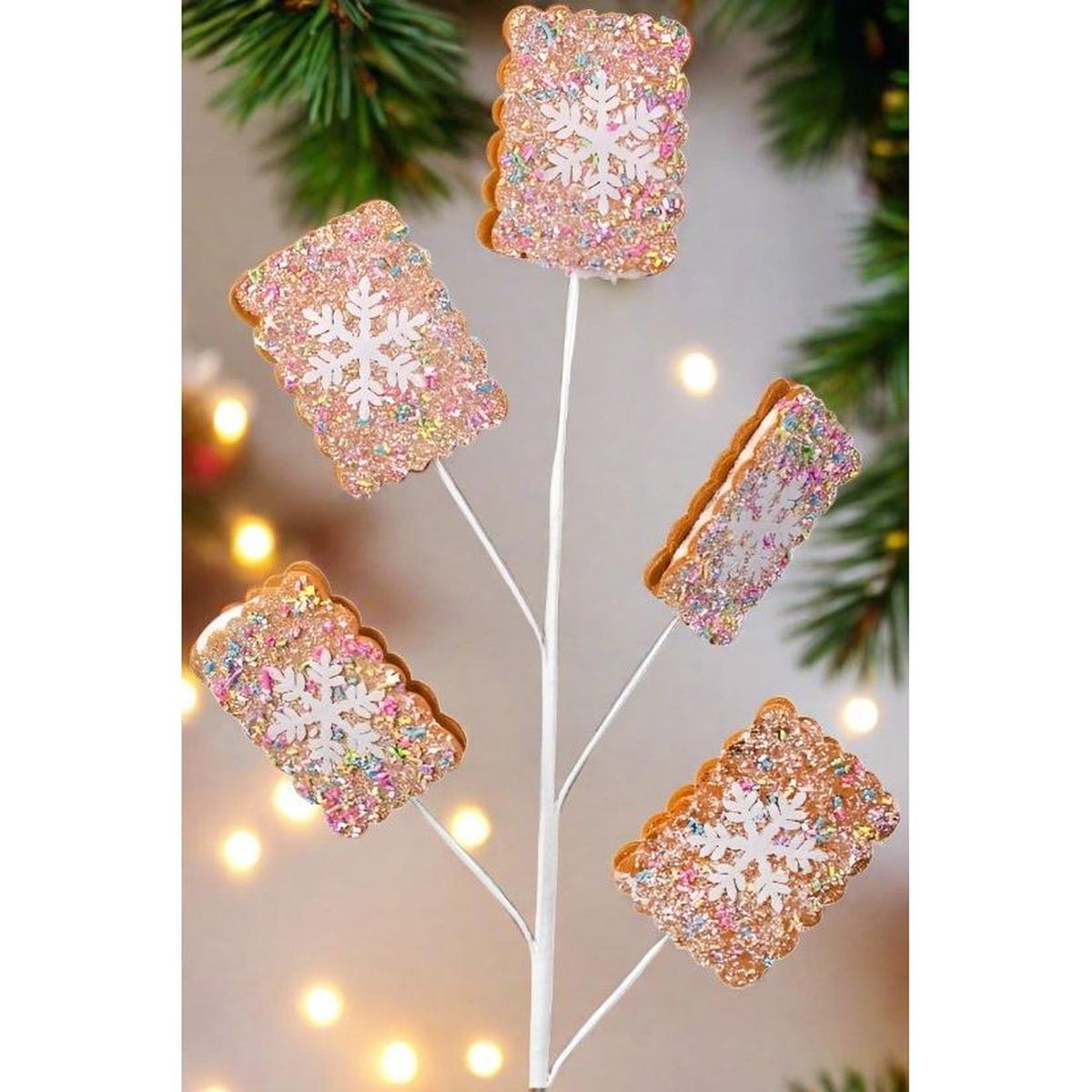 Shop For 28" Snowflake Sprinkle Sandwich Cookie Spray at Michelle's aDOORable Creations