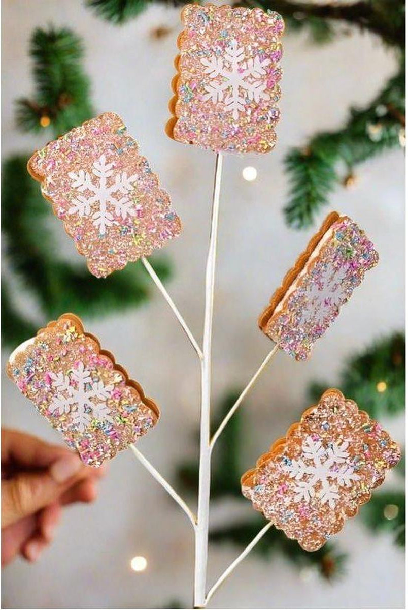 Shop For 28" Snowflake Sprinkle Sandwich Cookie Spray at Michelle's aDOORable Creations