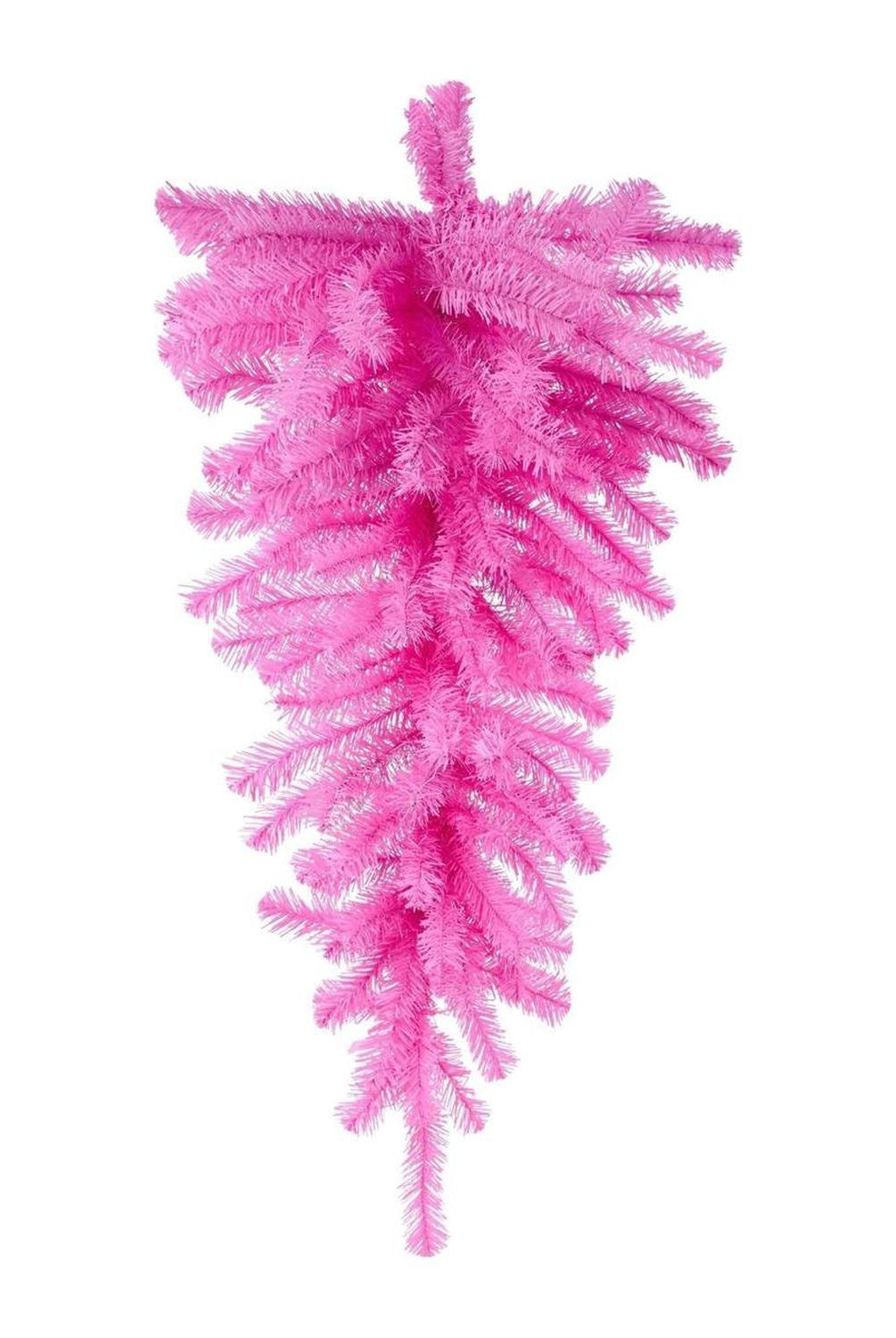 36" Teardrop Swag, 90 Tips: Pink