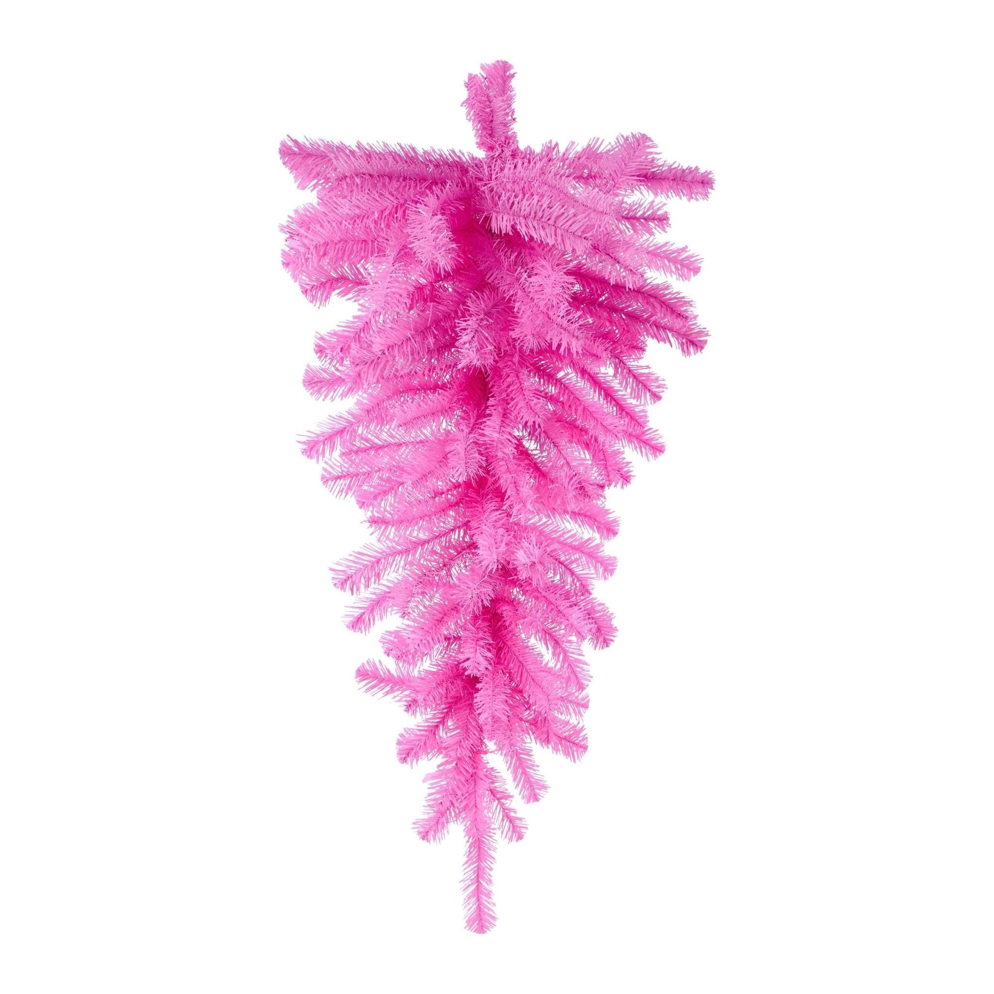 Shop For 36" Teardrop Swag, 90 Tips: Pink at Michelle's aDOORable Creations