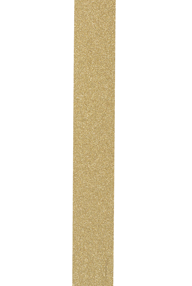 Shimmering gold #5 homecoming ribbon texture detail