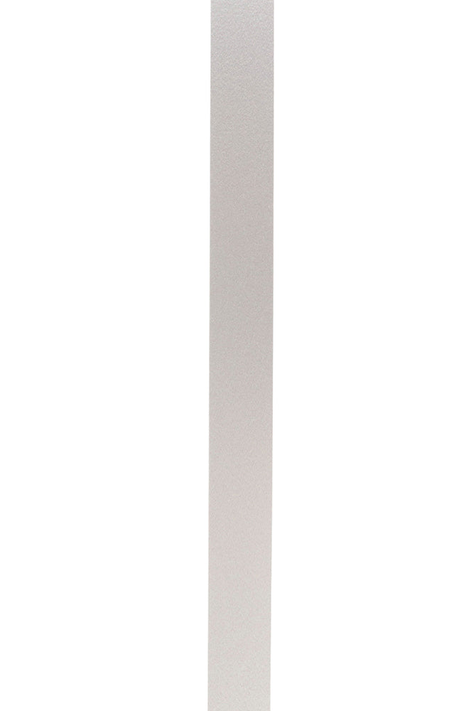 Smooth grey backing texture of silver diamond dust ribbon