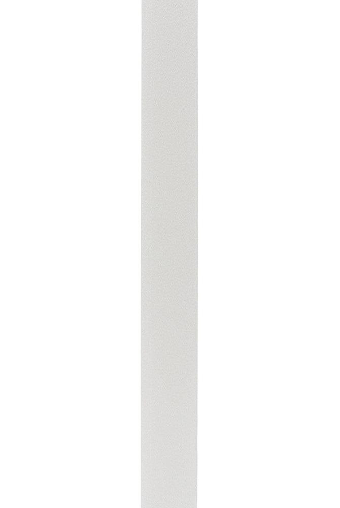 White 5/8 inch deluxe jewel dust non-wired ribbon with subtle shimmer texture