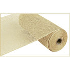 Shop For 10" Poly Burlap Mesh Ribbon: Beige at Michelle's aDOORable Creations