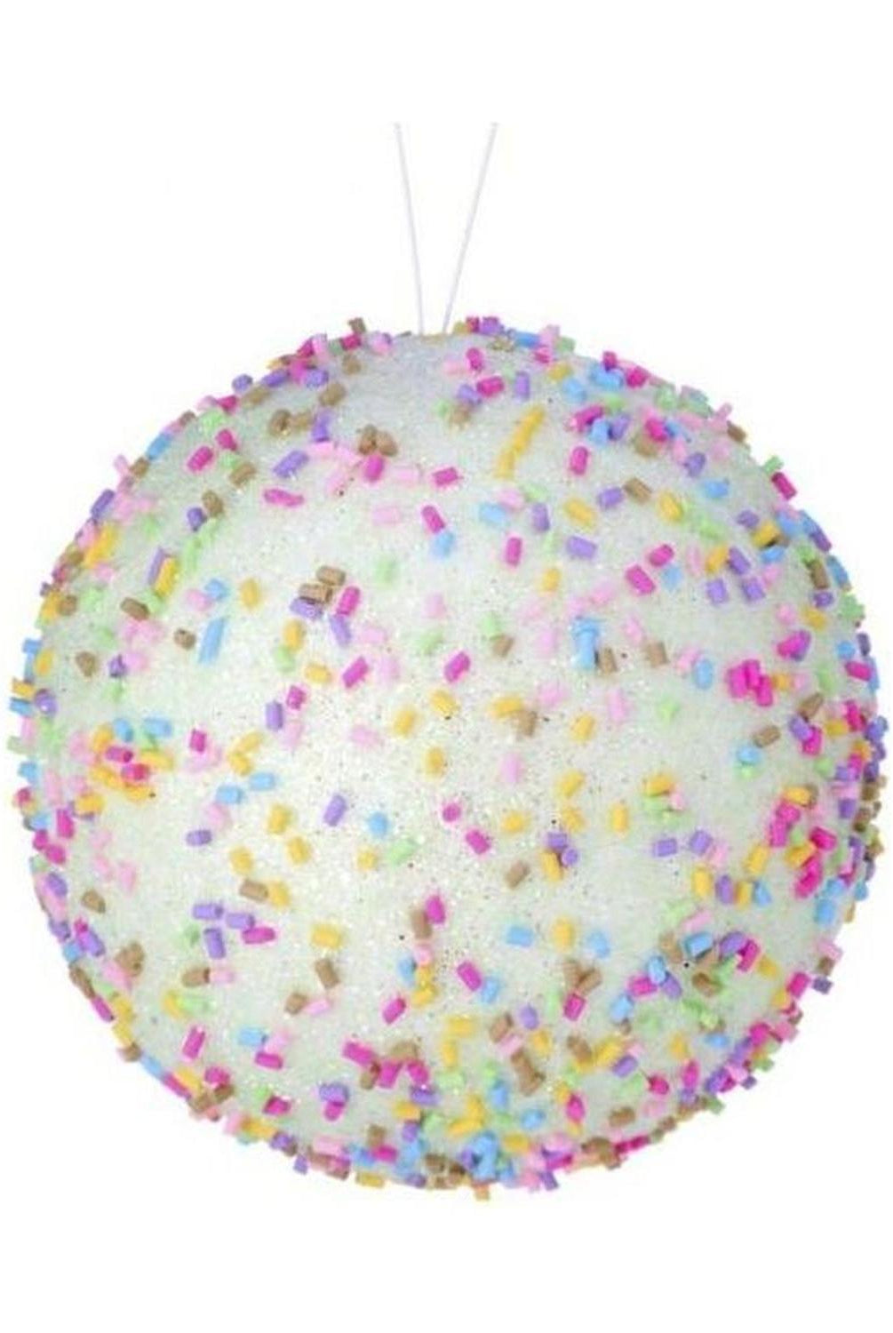 4” Green Sprinkle Ball Ornament