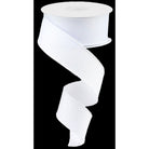 Shop For 1.5" Royal Faux Burlap Ribbon: White (10 Yards) at Michelle's aDOORable Creations