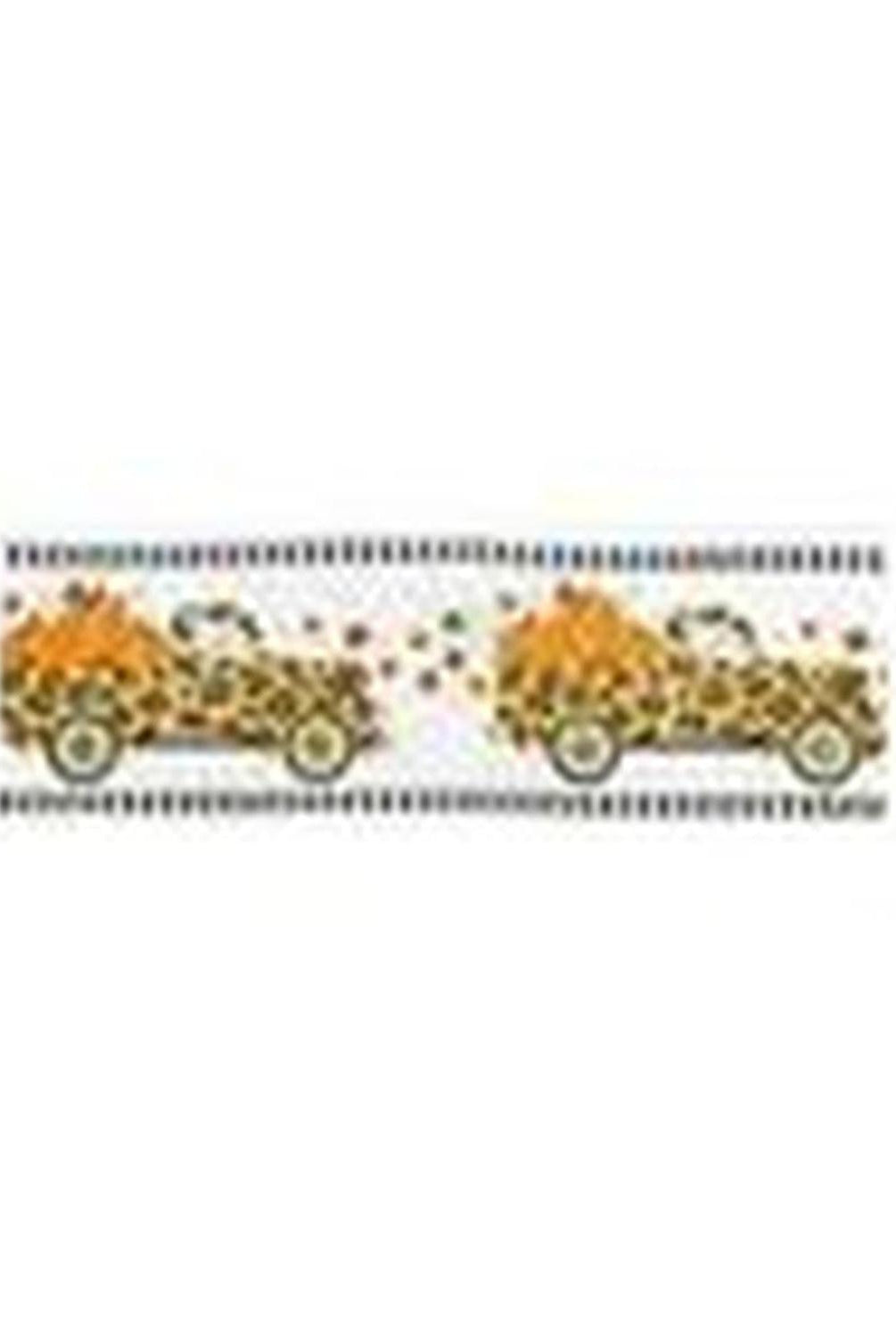 Shop For 2.5" Leopard Truck Stripe Edge Ribbon: White (10 Yards) at Michelle's aDOORable Creations