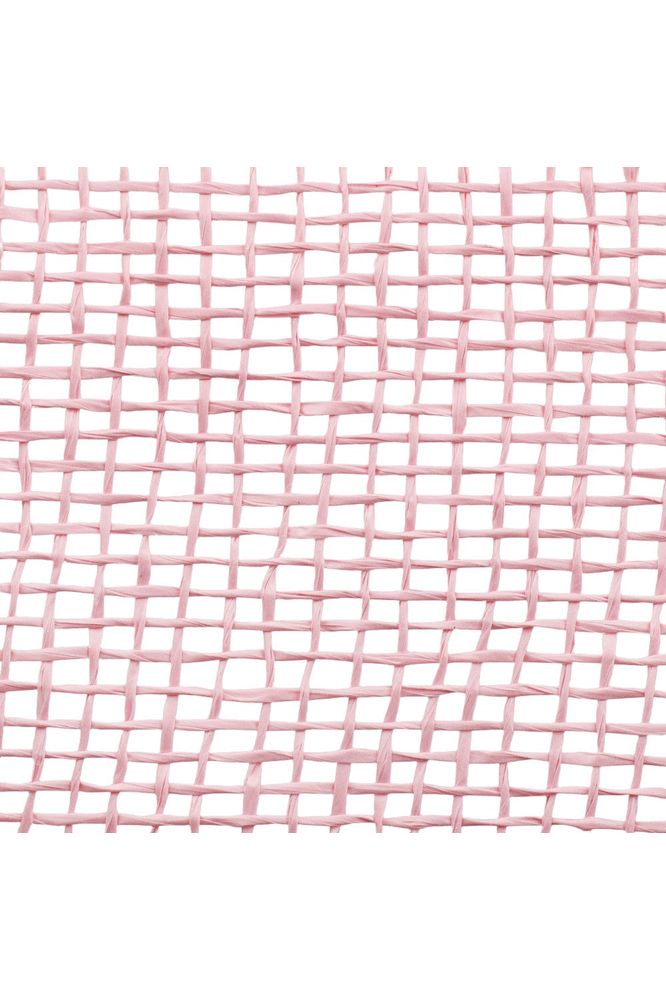  Poly Burlap Deco Mesh, 10 x 10 Yards (Pink)