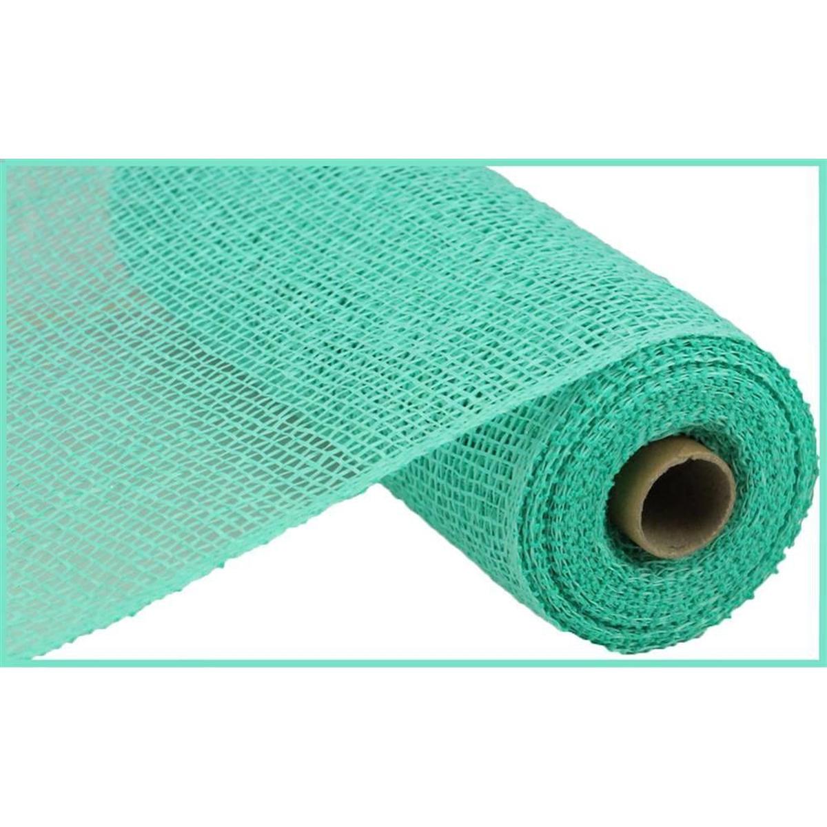 Shop For 10" Poly Burlap Mesh Ribbon: Mint Green (10 Yards) at Michelle's aDOORable Creations