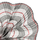 Shop For 10.5" Faux Jute Check Foil Mesh Ribbon: Black/Red (10 Yards) at Michelle's aDOORable Creations