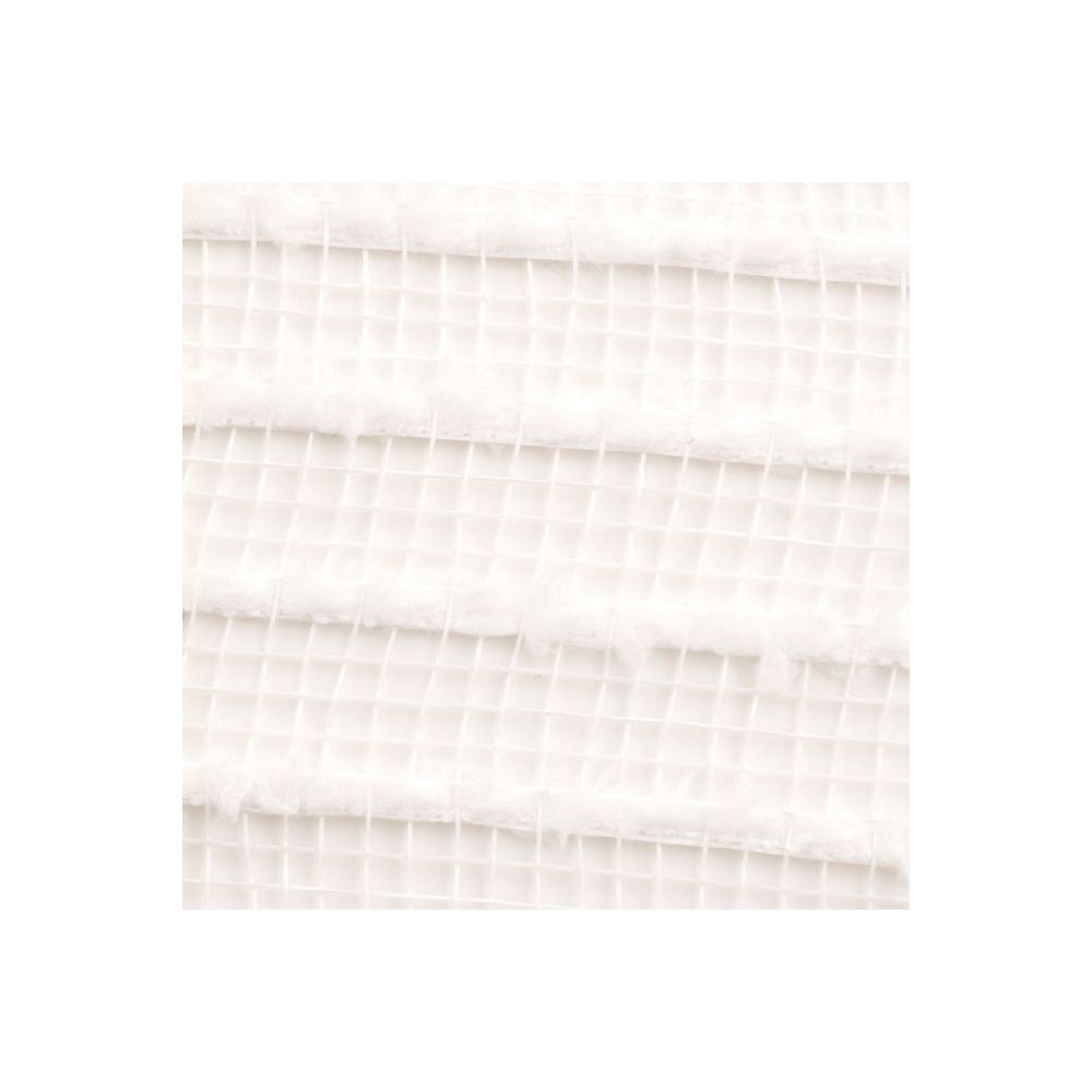 Shop For 10" Tinsel Border Stripe Mesh Ribbon: White (10 Yards) at Michelle's aDOORable Creations